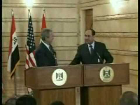 Shoes thrown at Bush in Iraq on final (surprise) visit as President!