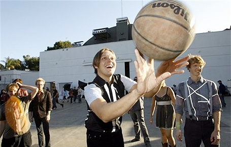 Arcade Fire's Win Butler is a good baller