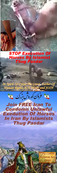 Facebook Group: Join FREE Iran To Condemn Unlawful Execution Of Horses In Iran By Islamists 