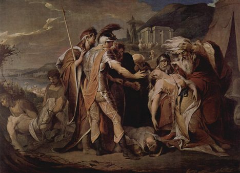 King Lear mourns Cordelia's death, James Barry, 1786–1788