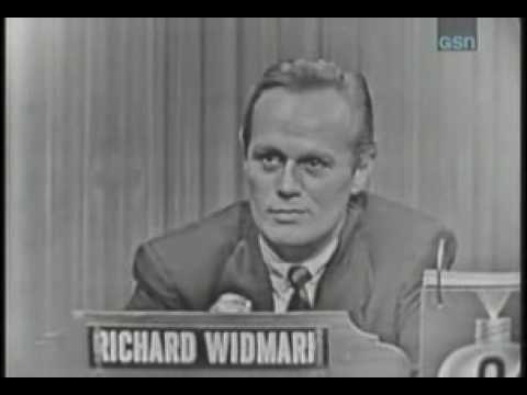 Whats my line? - Richard Widmark