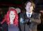 Jonathan Ross, right, and wife Jane Goldman