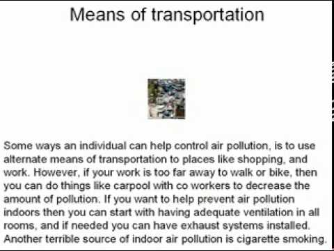 Air Pollution Control Measures