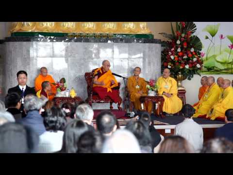 Dalai Lama visit Quang Minh Temple 2011 - YN Pro - part 1of 2