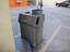 A waste container and water bucket is seen in a gas station in Kuala Lumpur, Malaysia.