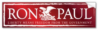 RonPaul2012 bumpersticker