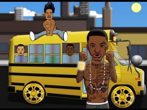 #ShawtBusShawty ( @BYOBent Gucci Mane Soulja Boy Waka Flocka Cartoon Short Bus Shorty)