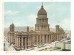 Postcard of pre-earthquake San Francisco City Hall, circa 1900