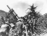 A US howitzer position near the Kum River, 15 July.