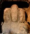 The Elephanta Caves, UNESCO World Heritage Site, feature rock-cut Shaivistic statues.