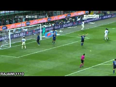 長友佑都Inter 2-0 Chievo Goals & Highlights 09.04.2011