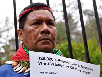 Tell Chevron to Clean Up Ecuador Now!