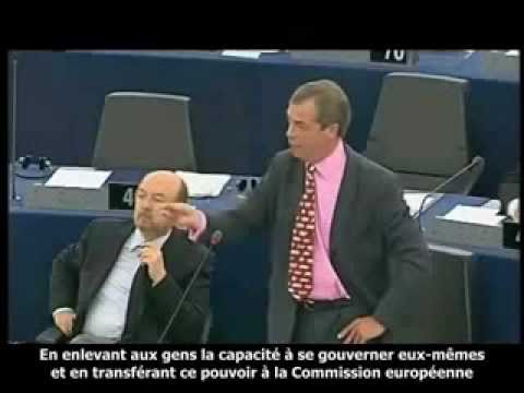 UKIP Nigel Farage disgusted with Polish Prime minister Donald Tusk - July 2011