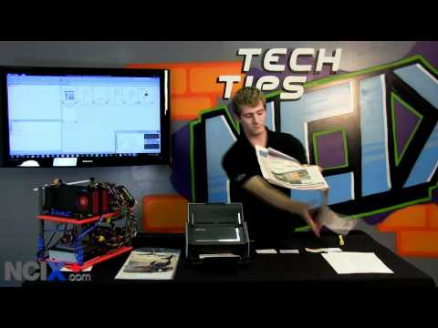 Fujitsu ScanSnap S1500 Double Sided Top Load Scanner Showcase NCIX Tech Tips