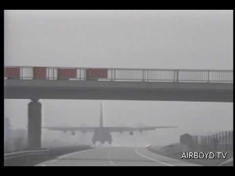 Planes Landing On Autobahn NATO Exercise 