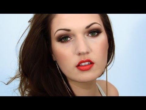 Blair Waldorf Gossip Girl Fall Makeup / Orange Lips Trend