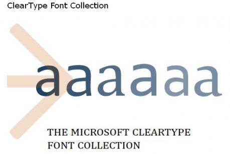 Microsoft Vista Fonts