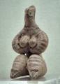 Female figurine, Syria, 5000 BC. Ancient Orient Museum.