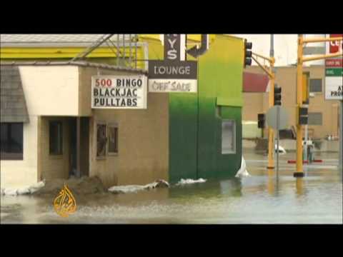 Thousands of homes flooded in North Dakota