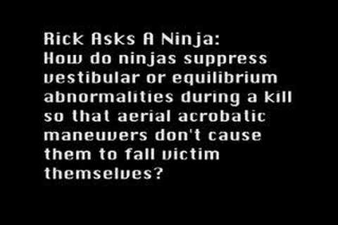 Ask A Ninja - Question 17 