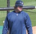 Jason Giambi as a member of the New York Yankees, during Spring Training in 2007.