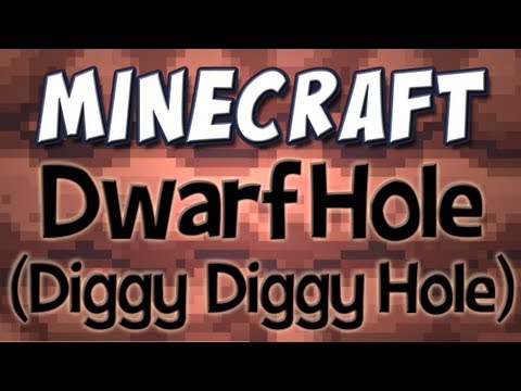 Minecraft - Dwarf Hole (Diggy Diggy Hole) Fan Song and Animation