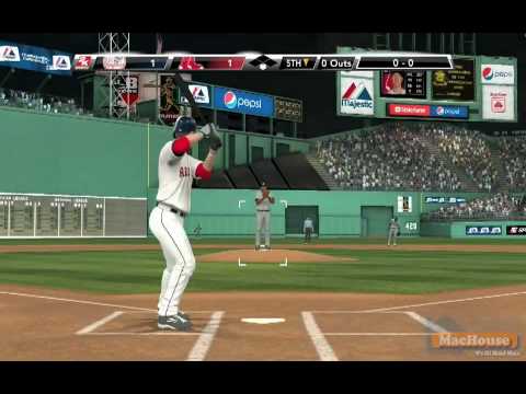 Major League Baseball 2K9 Game Play Video - Boston Red Sox versus New York Yankees