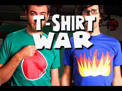 T-SHIRT WAR!! (stop-motion music video)