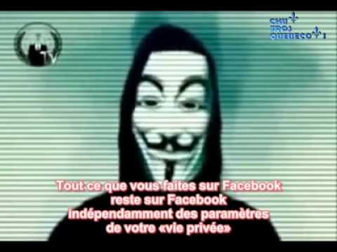 Message from Anonymous: opération facebook, Nov 5 2011 FOLLOW PARTICIPATION