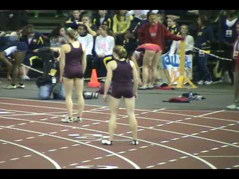 Big 10 Indoor Track Championship Heather Dorniden's 600m Race