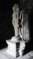 The 9th century Javan statue of Brahma inside the Brahma shrine in Trimurti Prambanan temple, Yogyakarta, Indonesia