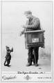 An organ grinder with a Capuchin monkey, photographed in 1892.