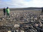 A Dorset culture stone longhouse near Cambridge Bay