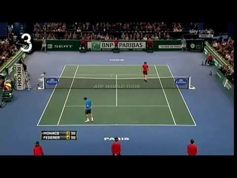 Roger Federer -- TOP 20 POINTS at the 2011 Paris Masters inc. Tsonga, Berdych