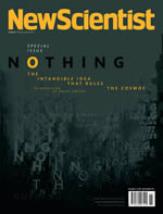 Cover of latest issue of New Scientist magazine