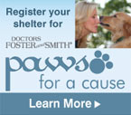 Register your shelter with Paws for a Cause at DrsFosterSmith.com