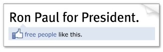 Like Ron Paul Bumper Sticker bumpersticker