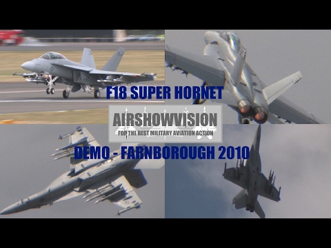 BOEING F18F US NAVY SUPER HORNET DEMONSTRATION (airshowvision HD)