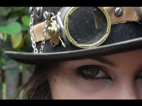 Steampunk 'Inspired' Makeup Tutorial and Costume -- Halloween