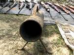 INDIA-POLICE-ARMS-RECOVERIndia Police Recover Fifteen rifles, four hundred ninety bombs & eighty-five cartridges seen recovered from Esasole near Chandra in Eastern India ---- WN/BHASKAR MALLICK