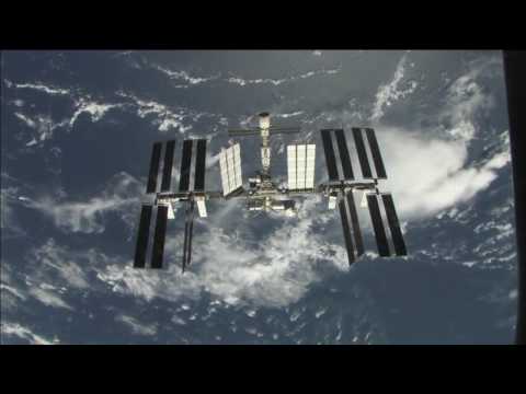 STS 119 HD ISS Fly Around Sped Up