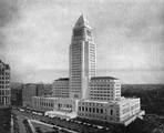 Los Angeles City Hall, shown here in 1931, was built in 1928 and was the tallest structure in the city until 1964, when height restrictions were removed.