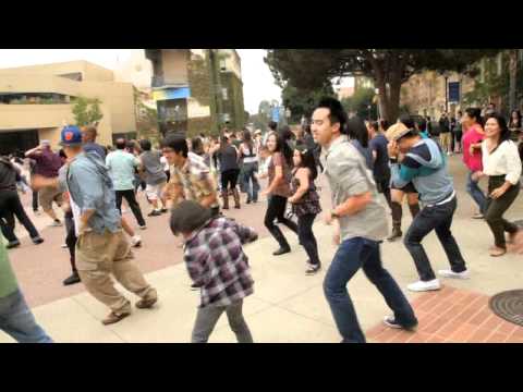 OFFICIAL Trang and Nam Proposal Flash Mob at UCLA 9-24-11