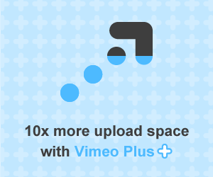 10x more upload space with Vimeo Plus