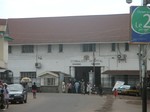 View of Sierra Leone Central Hospital(Connaught Hospital) in Freetown.