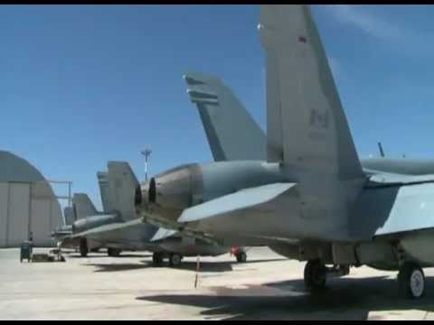 Canadian cf-18 Fighter Jets In Libya , Mission Footage