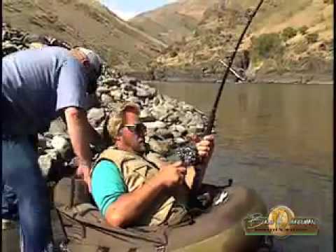 Gigantic Sturgeon in an Inner tube-Babe Winkelman