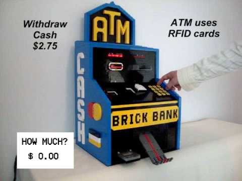 Lego NXT ATM Machine with Change Maker