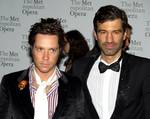 Rufus Wainwright and his boyfriend Jörn Weisbrodt at Metropolitan Opera's 2010-11