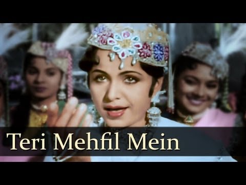 Teri Mehfil Mein - Qawwali - Madhubala - Nigar Sultana - Mughal-E-Azam - Bollywood Classic Songs